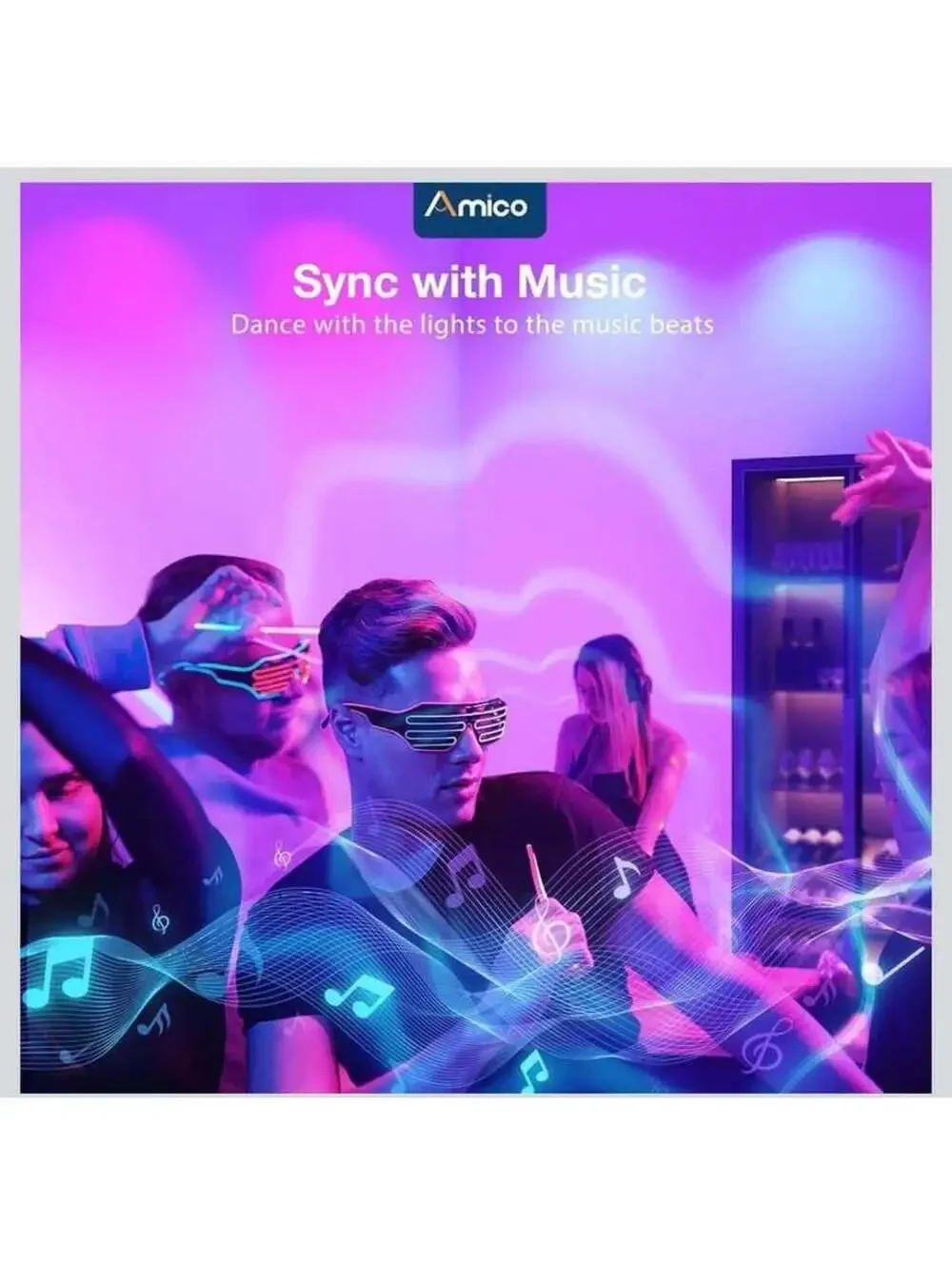 Amico 6 Pack Smart LED Recessed Lighting - WiFi Color Changing - New in Box